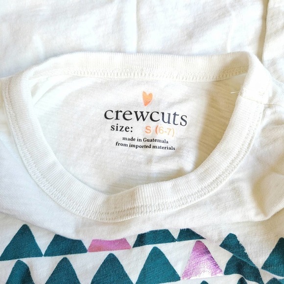 Crewcuts Girls Small 6-7 Holiday Shine LS Top - Picture 4 of 6